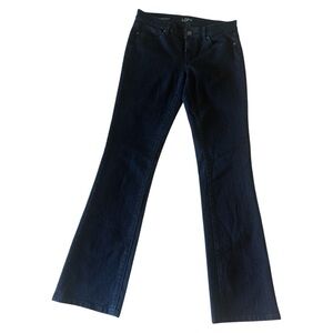 LOFT Black Flare Wide Leg Jeans
